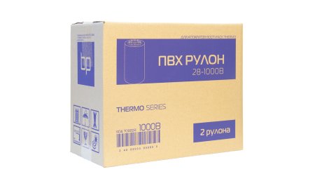 _Рулон ПВХ пленки для автомата THERMO (РОССИЯ, 1000 шт/рул; 2 рул/кор)